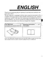 Preview for 3 page of Panasonic CF-VEB471 Operating Instructions Manual