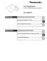 Preview for 1 page of Panasonic CF-VEB471W Operating Instructions Manual