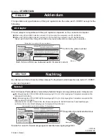 Panasonic CF-VEB512W Addendum preview