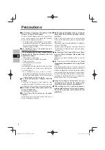 Предварительный просмотр 8 страницы Panasonic CF-VEB531 Series Operating Instructions Manual