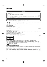 Preview for 46 page of Panasonic CF-VEBD11 Series Safety Precautions And Regulatory Information