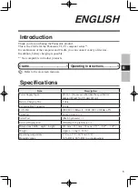 Preview for 5 page of Panasonic CF-VEBU11U Operating Instructions Manual