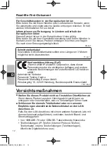 Preview for 12 page of Panasonic CF-VEBU12U Operating Instructions Manual