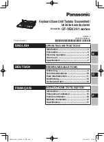 Preview for 1 page of Panasonic CF-VEK201 Series Operating Instructions Manual