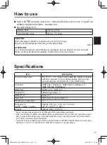Preview for 13 page of Panasonic CF-VEK206 Series Operating Instructions Manual