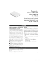 Panasonic CF-VFDU03W Operating Instructions Manual preview