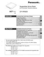 Предварительный просмотр 1 страницы Panasonic CF-VFS251W Operating Instructions Manual