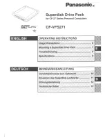 Предварительный просмотр 1 страницы Panasonic CF-VFS271 Operating Instructions Manual