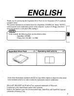 Предварительный просмотр 5 страницы Panasonic CF-VFS271 Operating Instructions Manual