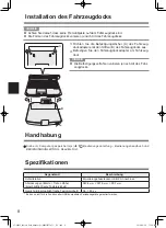 Preview for 8 page of Panasonic CF-VKB33 Series Operating Instructions Manual