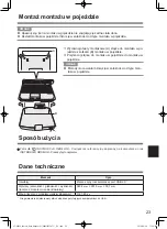 Предварительный просмотр 23 страницы Panasonic CF-VKB33 Series Operating Instructions Manual