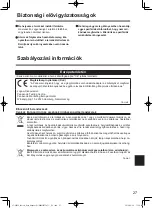 Предварительный просмотр 27 страницы Panasonic CF-VKB33 Series Operating Instructions Manual