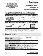 Preview for 1 page of Panasonic CF-VKBL02 Operating Instructions