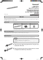Preview for 1 page of Panasonic CF-VNP011U Operating Instructions