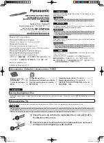 Panasonic CF-VNP016 Operating Instructions preview