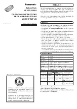 Panasonic CF-VZSU18AU Operating Instructions preview