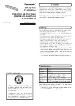 Panasonic CF-VZSU27AU Operating Instructions preview