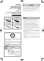 Panasonic CF-VZSU40AU Operating Instructions preview