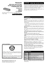 Panasonic CF-VZSU50W Operating Instructions Manual preview