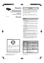 Preview for 1 page of Panasonic CF-VZSU51W Operating Instructions