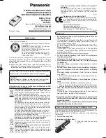 Предварительный просмотр 1 страницы Panasonic CF-VZSU53AW Operation Manual