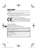 Preview for 14 page of Panasonic CF-VZSU81EA Operating Instructions Manual