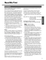 Preview for 3 page of Panasonic CF-W2 Series XP Operating Instructions Manual