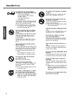 Preview for 8 page of Panasonic CF-W2 Series XP Operating Instructions Manual