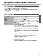 Preview for 11 page of Panasonic CF-W2 Series XP Operating Instructions Manual