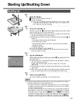 Предварительный просмотр 23 страницы Panasonic CF-W2 Series XP Operating Instructions Manual