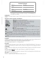 Preview for 2 page of Panasonic CF-W2 Series Operating Instructions Manual