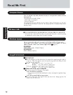 Preview for 10 page of Panasonic CF-W2 Series Operating Instructions Manual