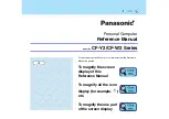 Preview for 1 page of Panasonic CF-W2 Series Reference Manual