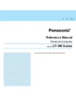 Preview for 1 page of Panasonic CF-W5 series Reference Manual