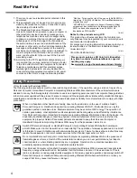 Предварительный просмотр 4 страницы Panasonic CF-W8 Series Operating Instructions Manual