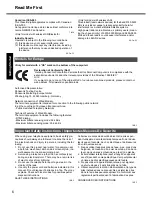 Предварительный просмотр 6 страницы Panasonic CF-W8 Series Operating Instructions Manual