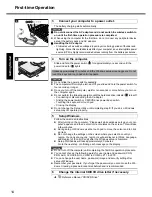 Предварительный просмотр 14 страницы Panasonic CF-W8 Series Operating Instructions Manual