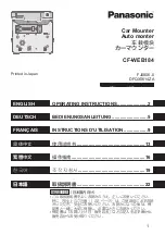 Предварительный просмотр 1 страницы Panasonic CF-WEB184 Series Operating Instructions Manual