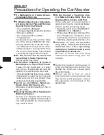 Preview for 2 page of Panasonic CF-WEB194A Series Operating Instructions Manual