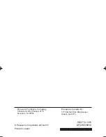 Предварительный просмотр 12 страницы Panasonic CF-WEB194A Series Operating Instructions Manual