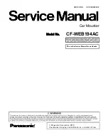 Preview for 1 page of Panasonic CF-WEB194AC Service Manual