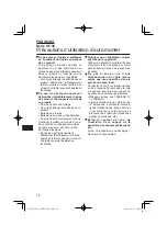 Предварительный просмотр 16 страницы Panasonic CF-WEB301T Operating Instructions Manual