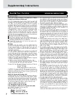 Preview for 2 page of Panasonic CF-WWL282 Supplementary Instructions Manual