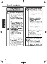 Preview for 4 page of Panasonic CF-XZ6 series Operating Instructions Manual