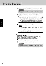 Preview for 14 page of Panasonic CF-Y2 Series Operating Instructions Manual