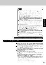 Предварительный просмотр 15 страницы Panasonic CF-Y2 Series Operating Instructions Manual