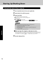 Preview for 18 page of Panasonic CF-Y2 Series Operating Instructions Manual