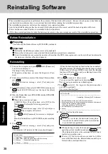 Preview for 38 page of Panasonic CF-Y2 Series Operating Instructions Manual