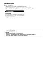 Preview for 2 page of Panasonic CF-Y4 - Batt For Service Manual