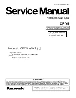 Preview for 1 page of Panasonic CF-Y5LWVYZ1 TOUGHBOOK Service Manual